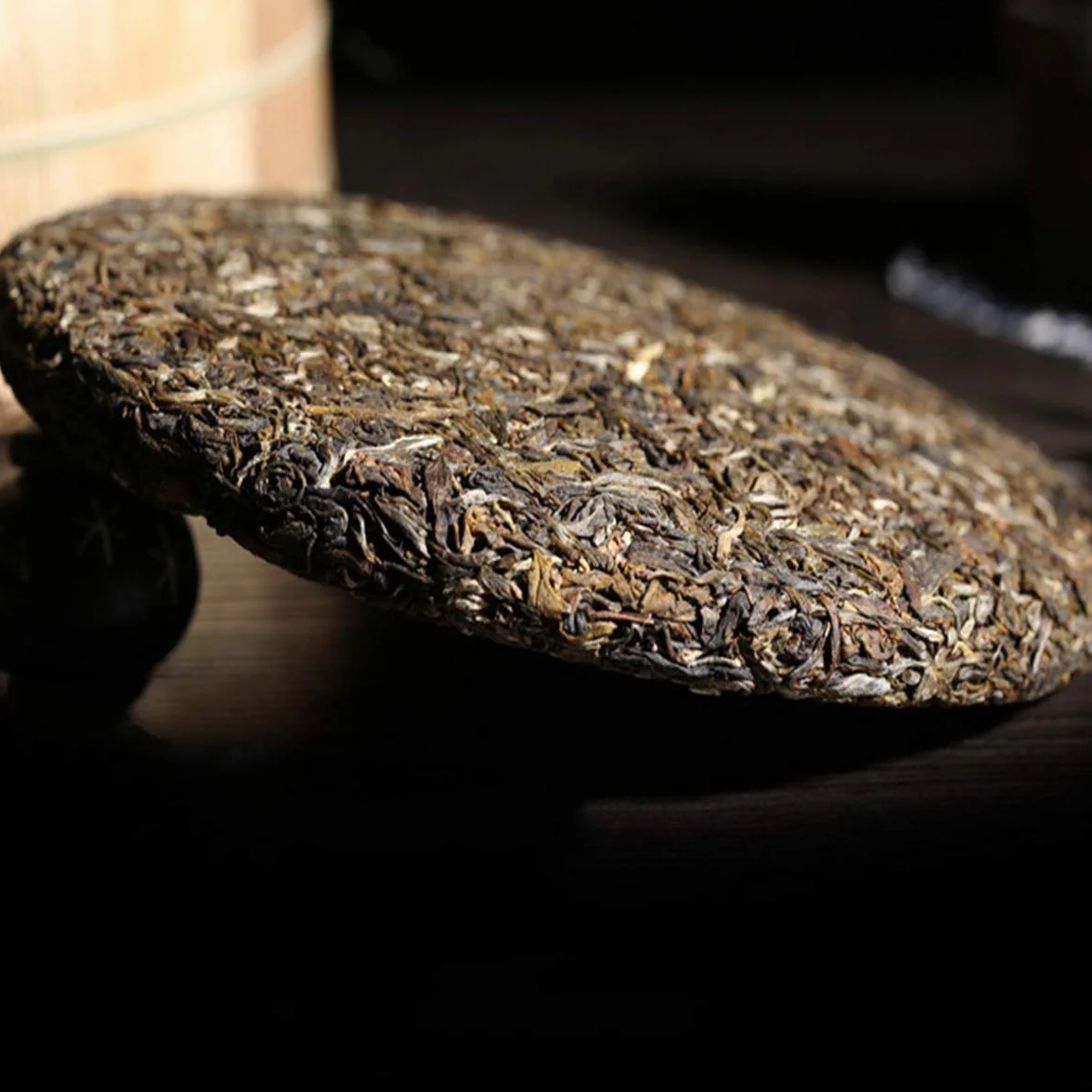 2009 Raw Tea Menghai Dayi 7542 Sheng Pu-Erh Tea Cake 357g P251 Tè verde naturale