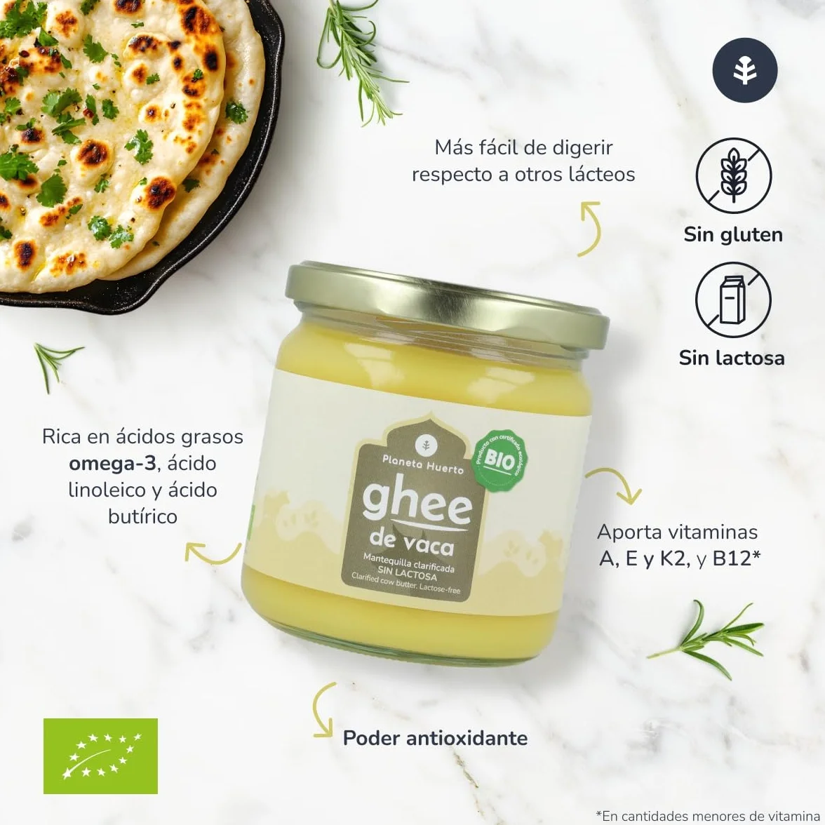 Mantequilla clarificada ECO Planeta Huerto 850 g