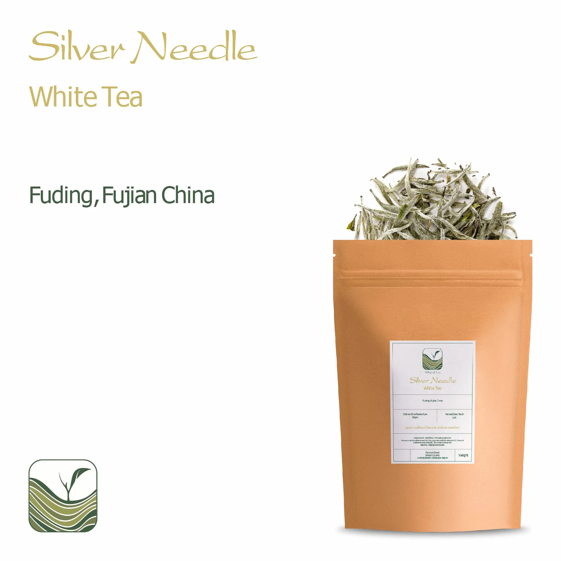 Bai Hao Yin Zhen Silver Needle Té Blanca China 40g
