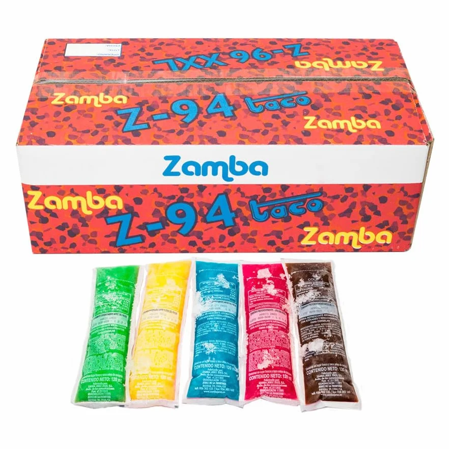 DUCAVAL | Zamba-Flash, Polos Líquidos para Congelar, Taco 55 Bolsas Z-94