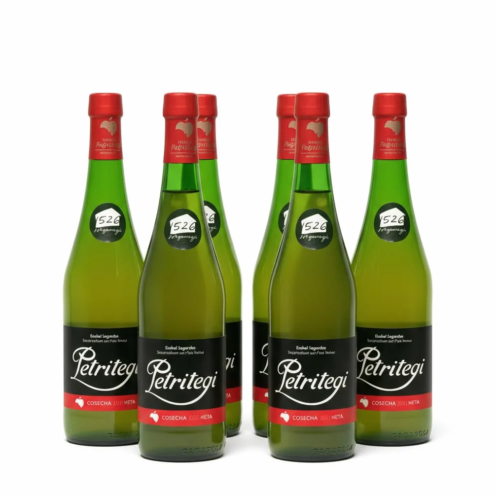 Sidra Natural del País Vasco 100% Manzanas Autóctonas Denominación de Origen Euskal Sagardoa 6% vol Pack 6