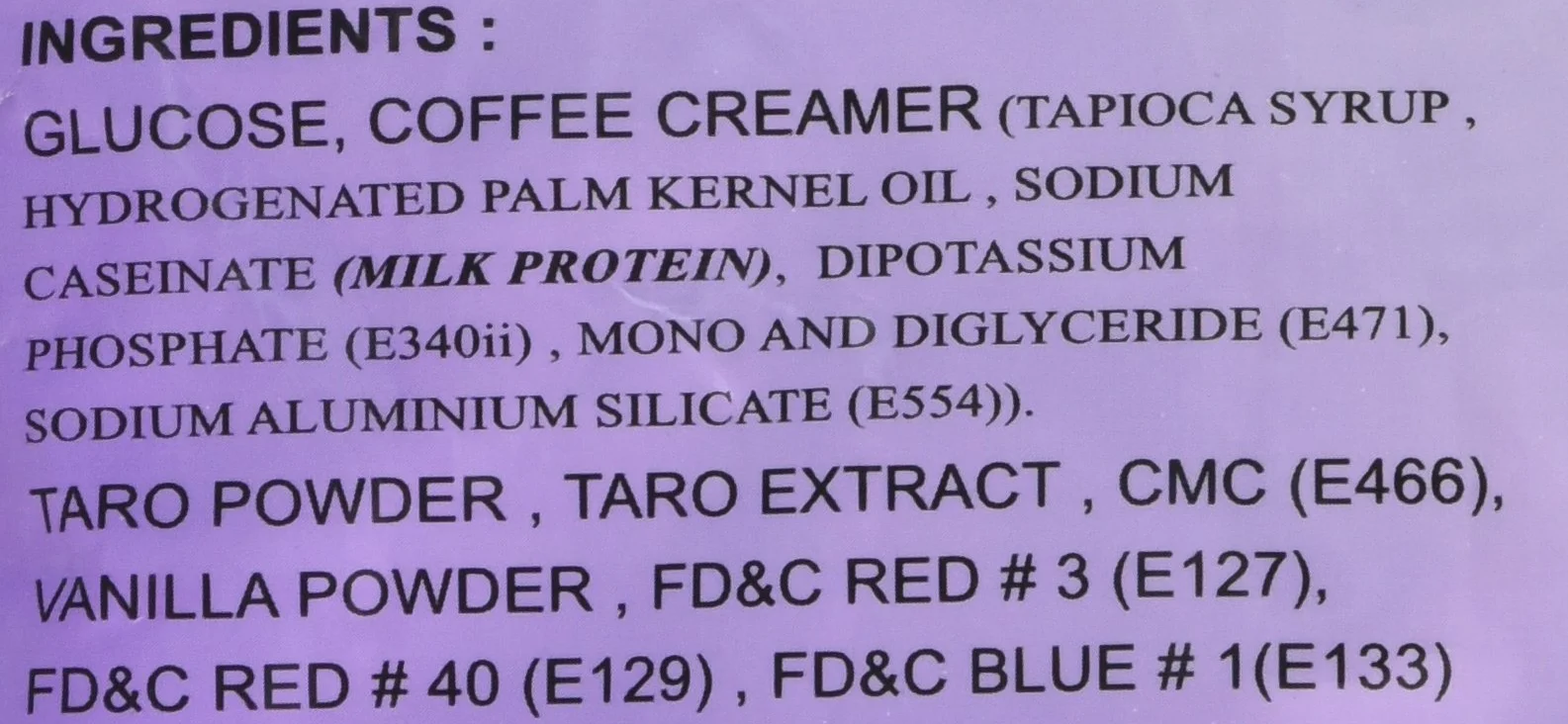 Possmei Bubble Tea Mix Instant Powder Taro 2.2 Pound