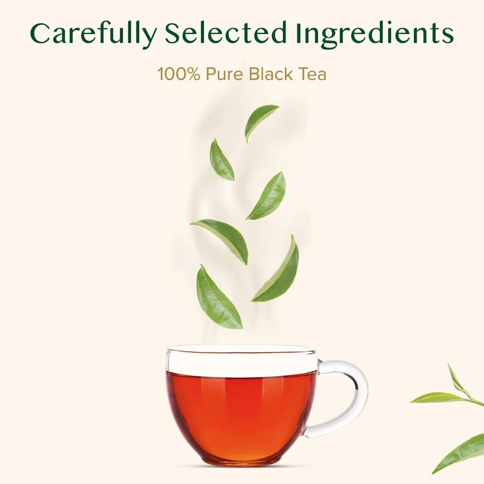 VAHDAM, Hojas De Té Negro Darjeeling De Himalaya - 340g (+170 Tazas) Té Darjeeling Puro | Rico Y Aromatico | De Hojas Sueltas De Grado De La India | Te Negro Granel
