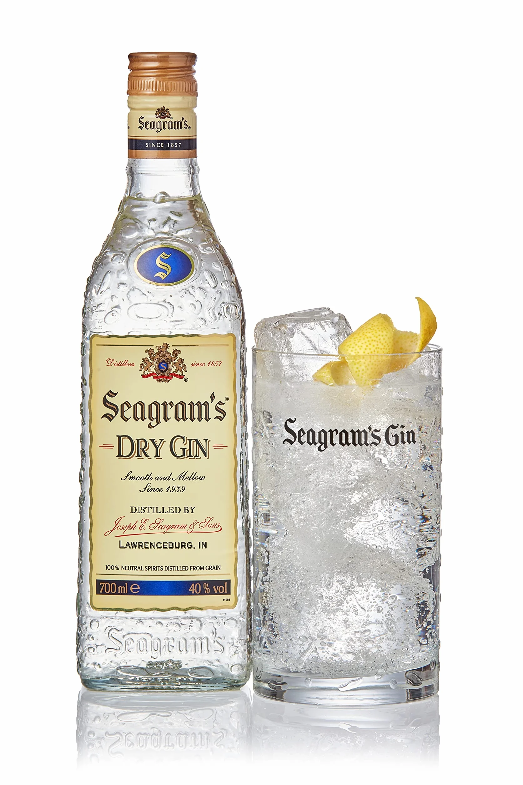 Seagram's Dry Ginebra Premium, 1L