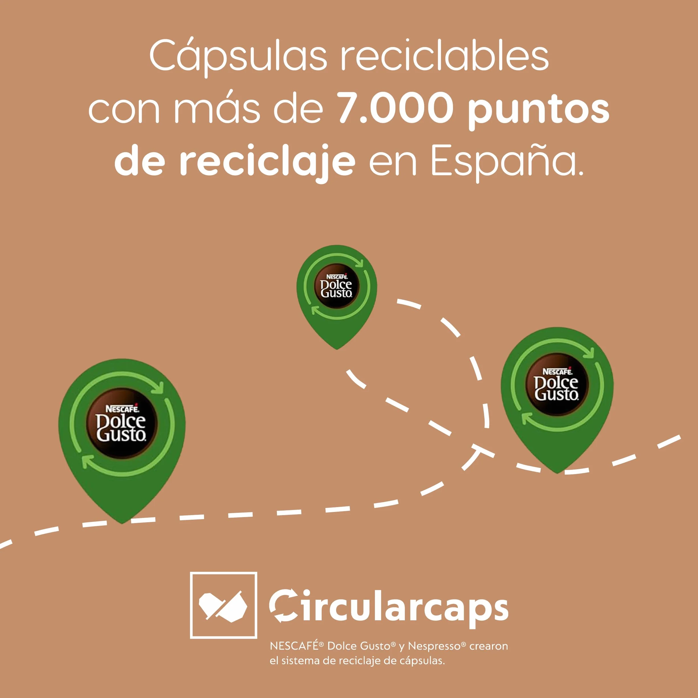 NESCAFÉ Dolce Gusto Cortado Cápsulas de Café 90 Cápsulas (3 x 30) Notas a almendra tostada Originales