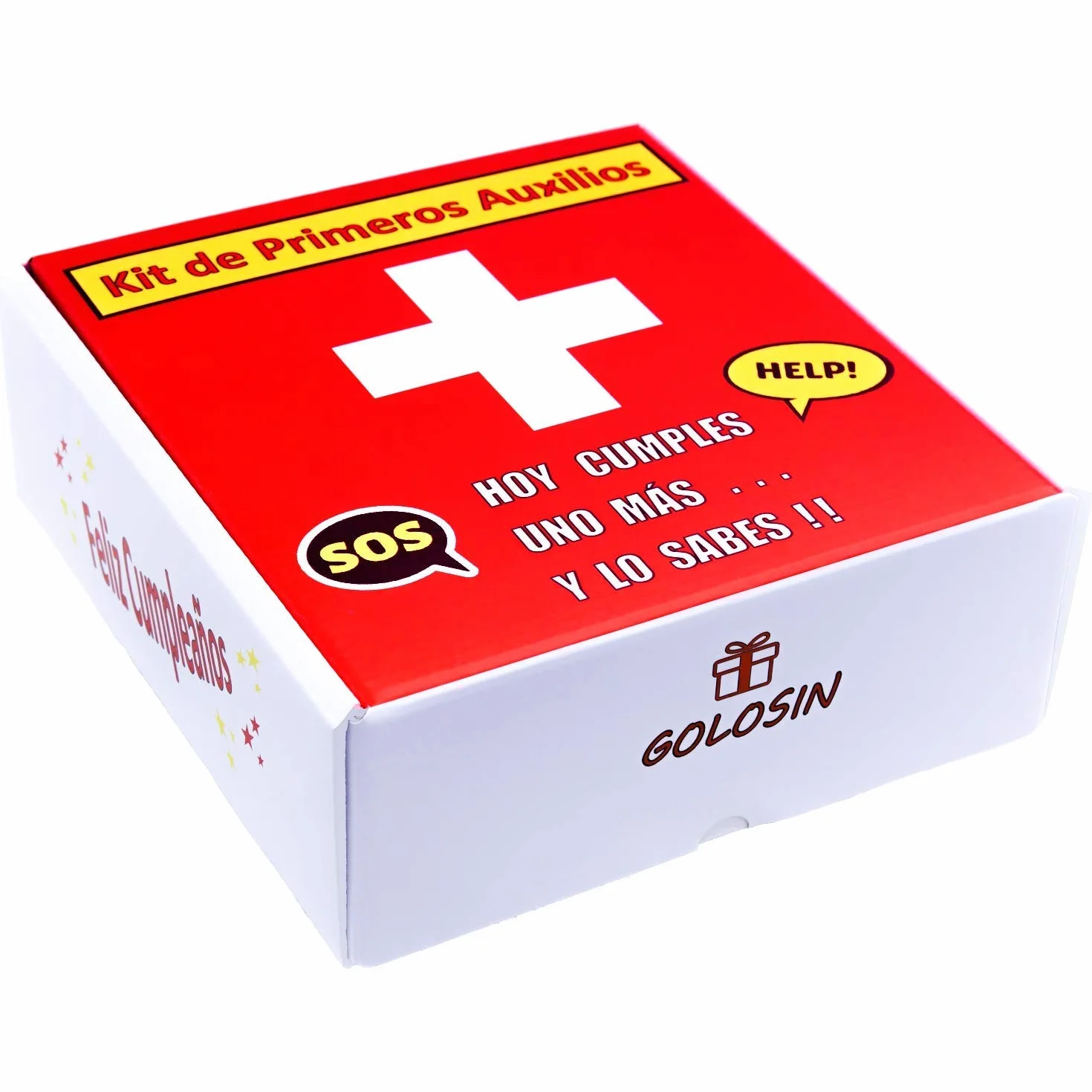Regalo Original de Cumpleaños 40 50 60 Años – Botiquín con Chuches y Golosinas, Sorpresa Divertida con 10 Simulaciones de Medicinas