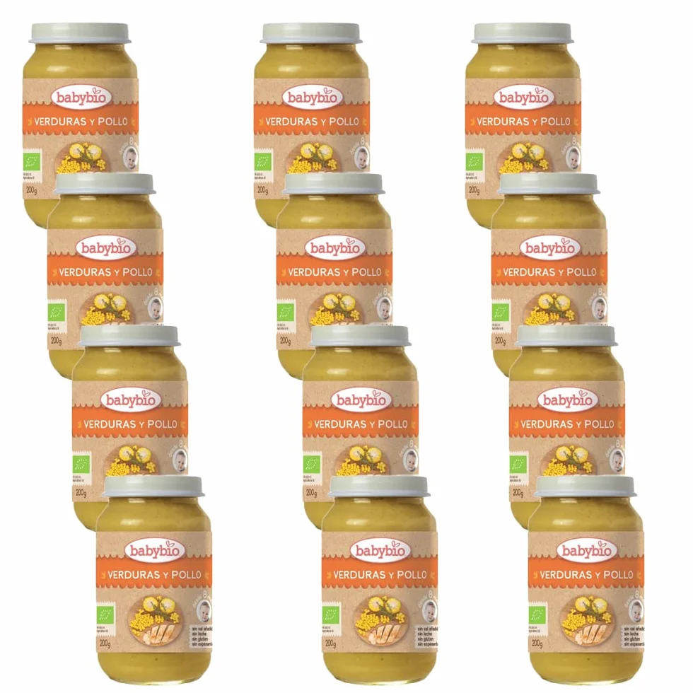 Babybio Menu De Dia Bio Verduras Y Pollo 200G Desde 6 Meses