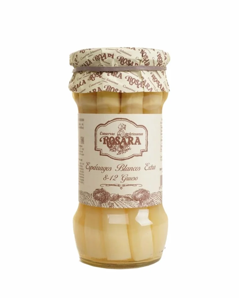 esparragos 8/12 f. tarro 580 ml