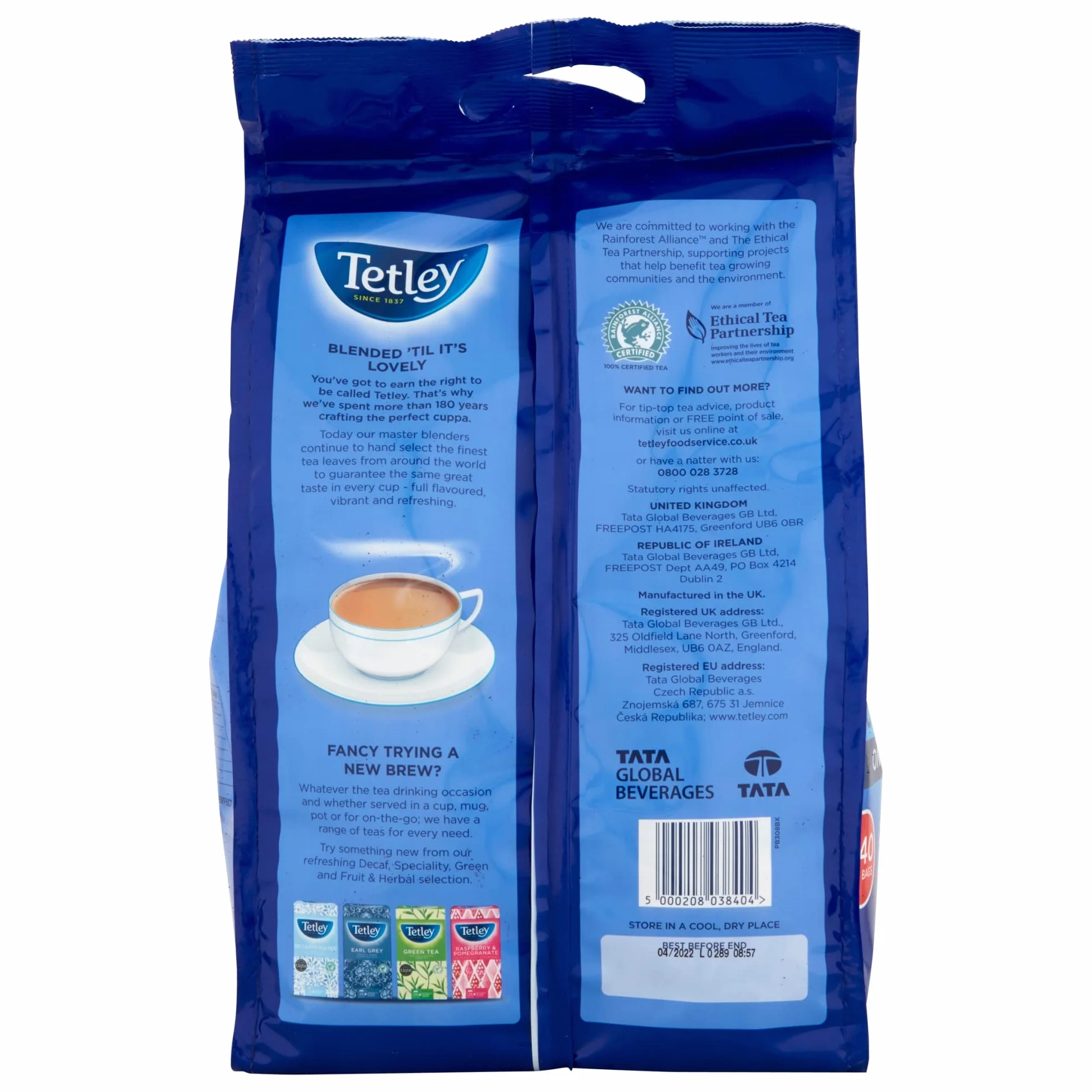 Tetley Té Original 440 bolsitas