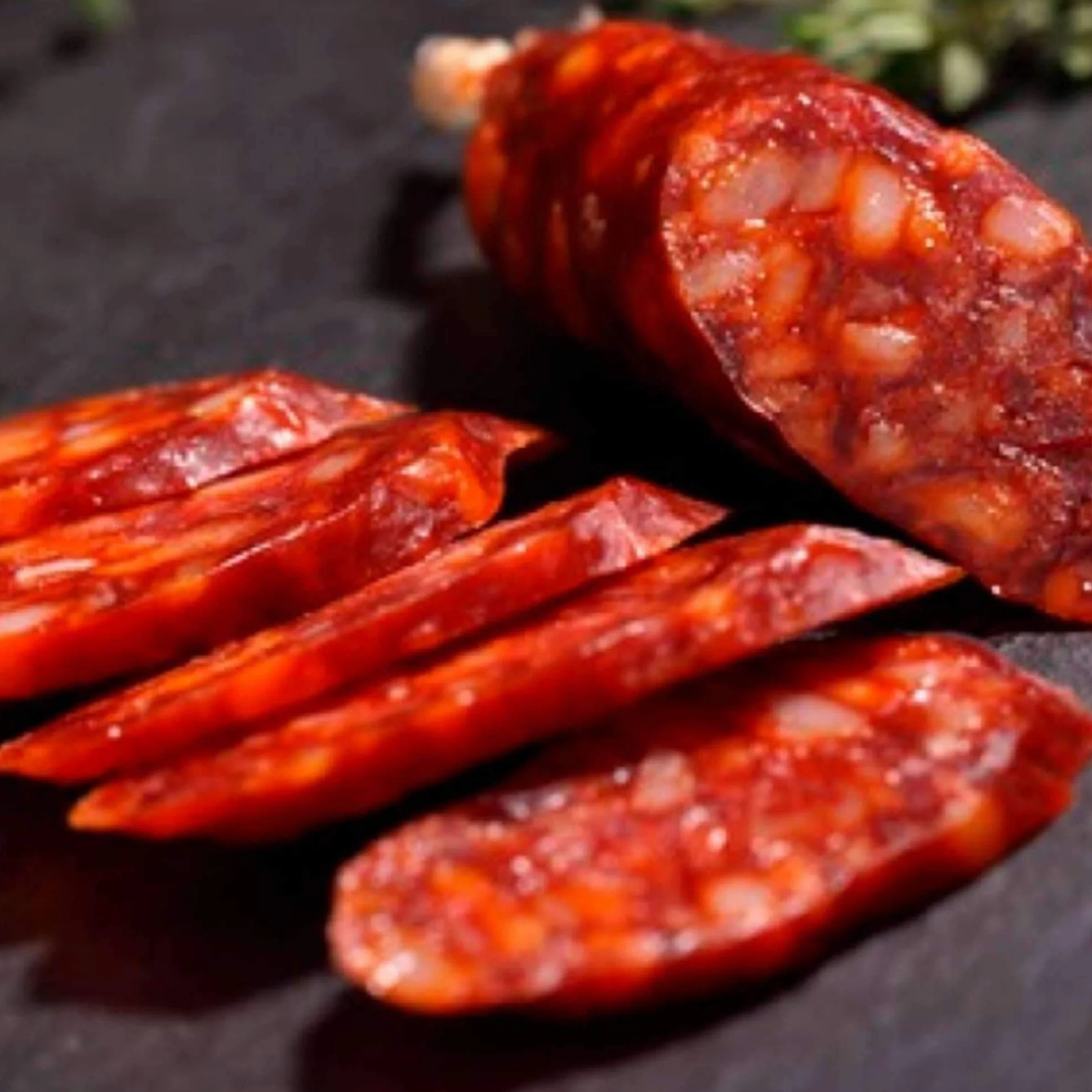 Chorizo Palacios Dulce Extra -Peso Aproximado 300 gramos Unidad - Chorizo Riojano - Sin Gluten Sin Lactosa (Lote 2 Chorizos Dulces)