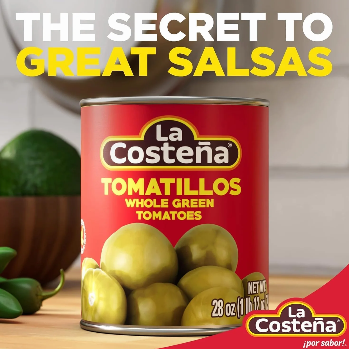 La Costeña Tomatillos Verdes 794 g Pack 2x Salsas Quesadillas