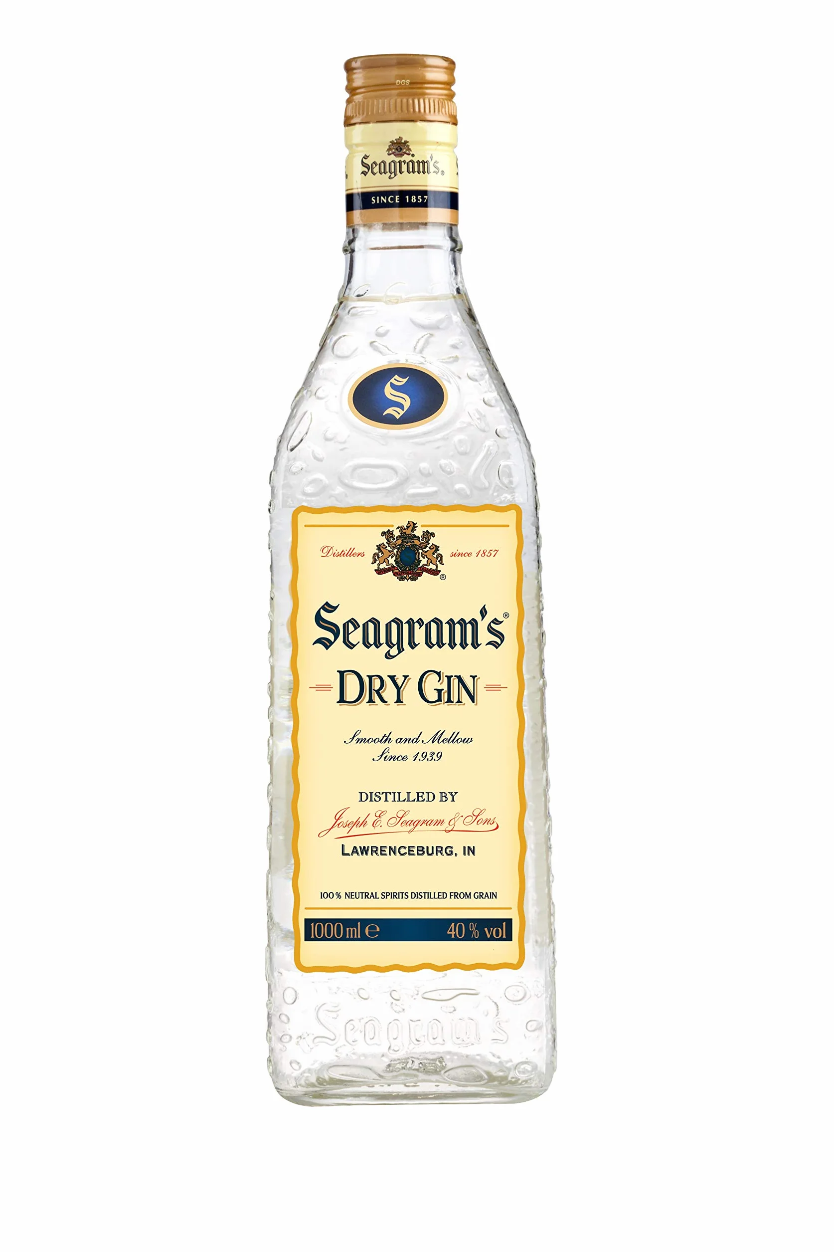 Seagram's Dry Ginebra Premium, 1L