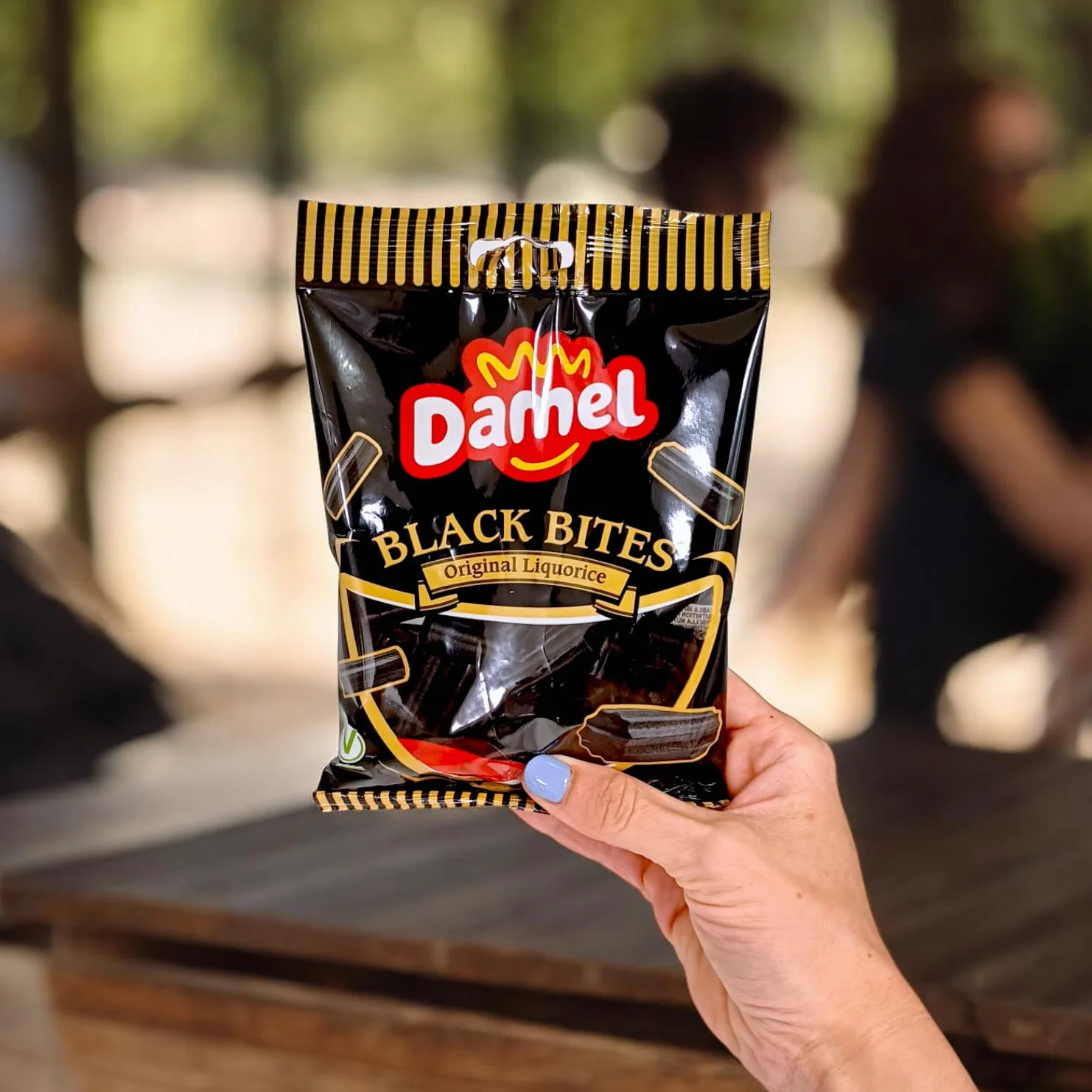 DAMEL Taco Regaliz Negro - Chuches Veganas de Regaliz - 14 bolsas x 135g