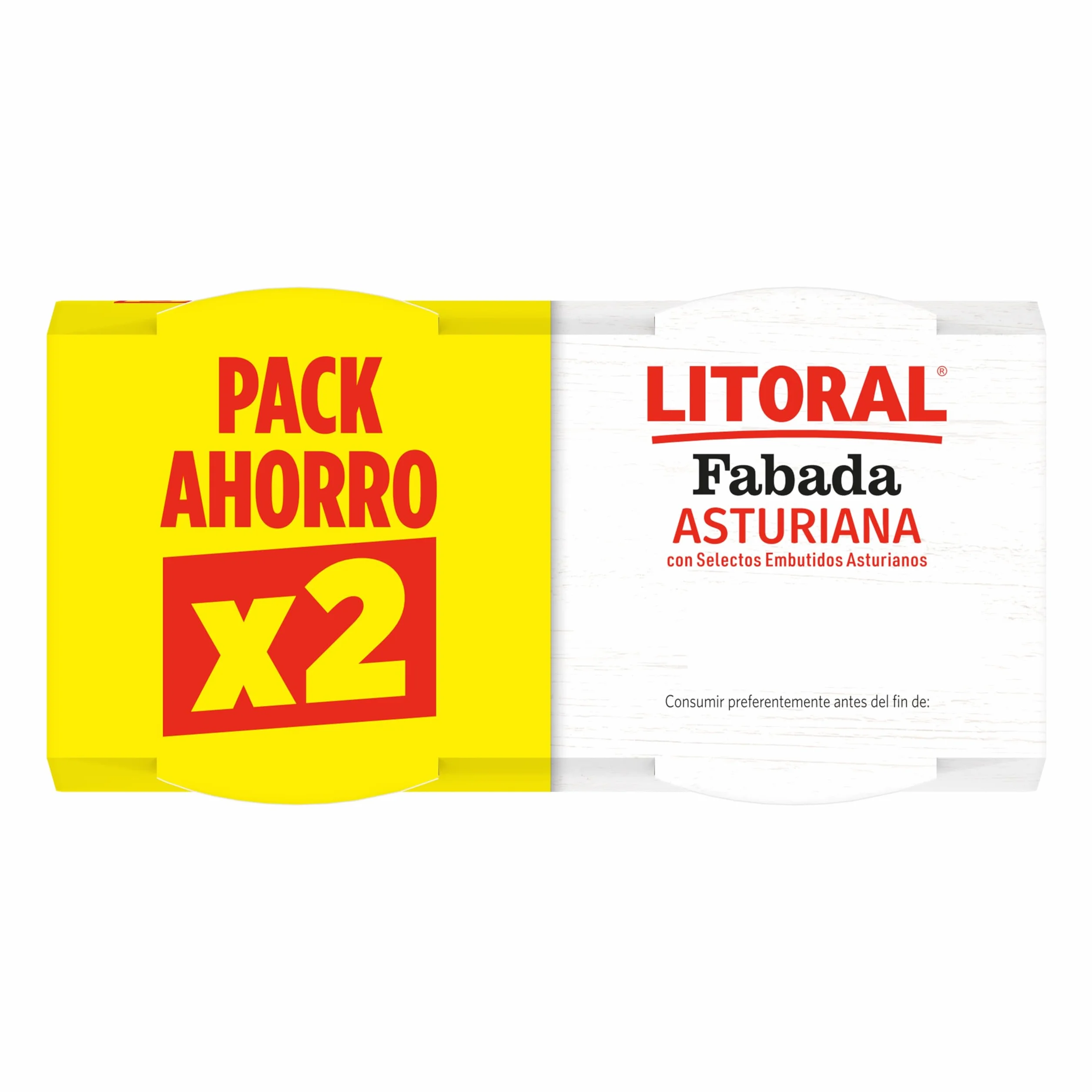 LITORAL Fabada Asturiana duplo 5 unidades (2x420g)